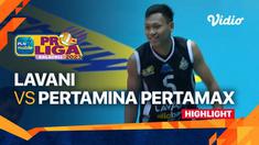 Berita video highlights laga seri Malang putaran kedua PLN Mobile Proliga 2023 kategori putra antara Jakarta LavAni Allo Bank melawan Jakarta Pertamina Pertamax, Minggu (12/2/2023) siang hari WIB.