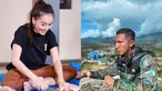 Sama seperti idul Adha sebelumnya, Ayu Ting Ting melaksanakan ibadah bareng keluarga. Acara dilanjutkan potong daging kurban. (Liputan6.com/IG/@ayutingting92)