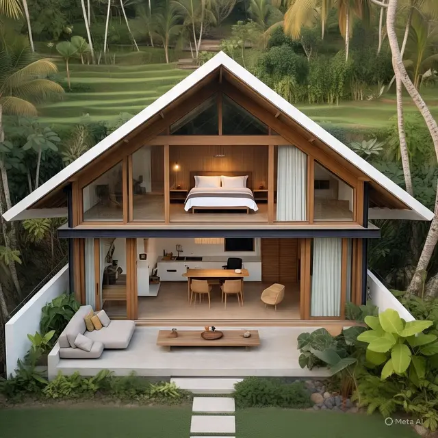 Desain Rumah Minimalis 2 Lantai 6x12