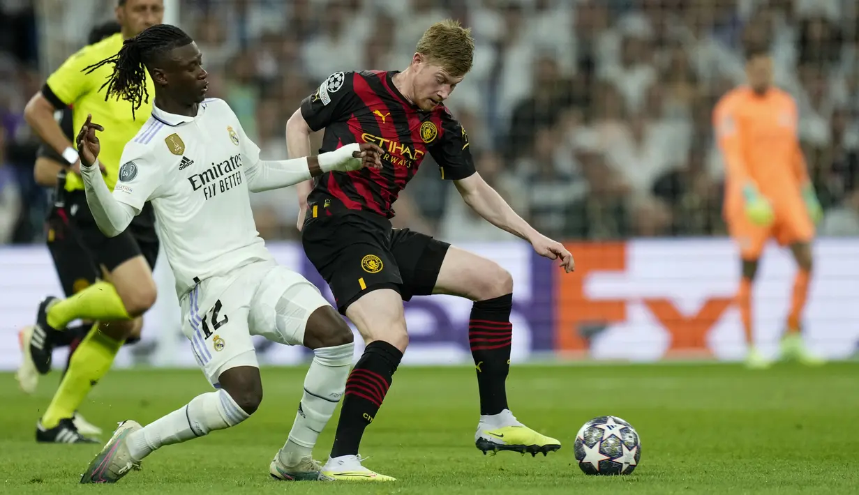 <p>Pertandingan Manchester City vs Real Madrid di semifinal leg 2 Liga Champions akan digelar di Stadion Etihad, Manchester, pada 18 Mei mendatang. (AP Photo/Jose Breton)</p>