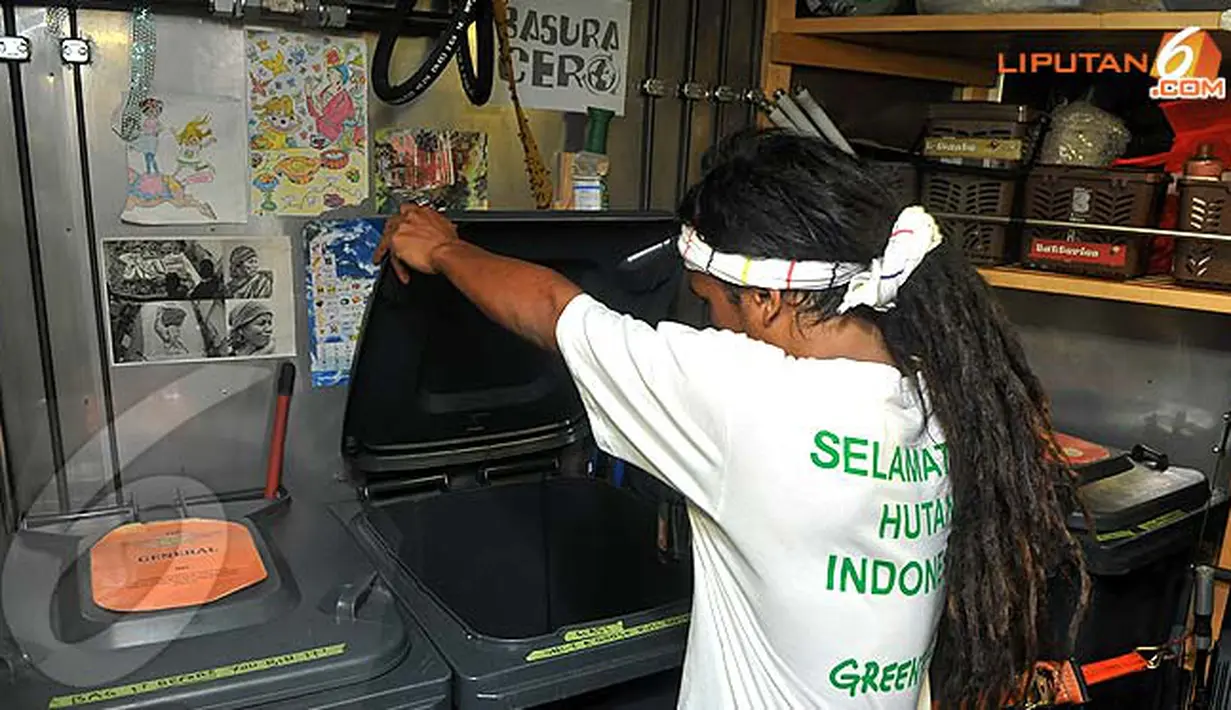Ruang daur ulang sampah. (Liputan6.com/Abdul Aziz Prastowo)