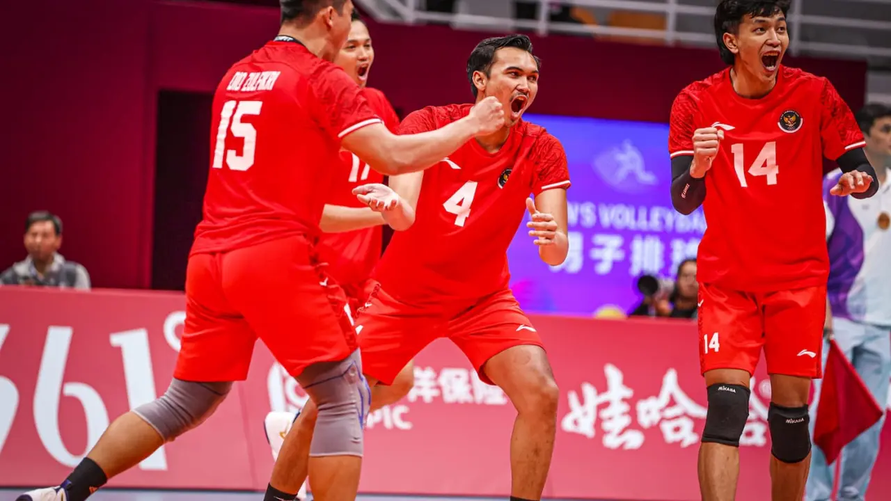 Timnas voli putra Indonesia - Asian Games 2023 - Bola Voli - Voli