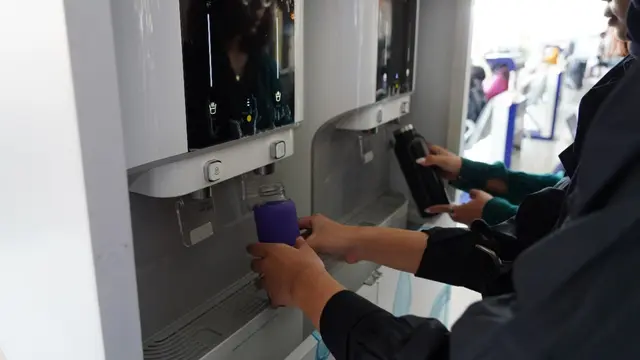 Water Station di Stasiun Kereta Api