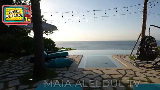 Potret Bagian Depan Villa Maia Estianty di Bali