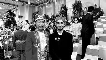 6 Potret Reza Rahadian Upacara 17 Agustus di Istana Negara, Pose Bareng Jokowi Hingga Menteri Luhut