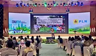 Acara peringatan Hari Bumi yang diselenggarakan secara Hybrid di Kantor Pusat PLN, Jakarta pada Rabu, 8 Mei 2024. (Foto: PLN)