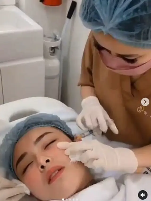 6 Potret Amanda Manopo Jalani Perawatan Wajah Suntik Dagu dan Pipi