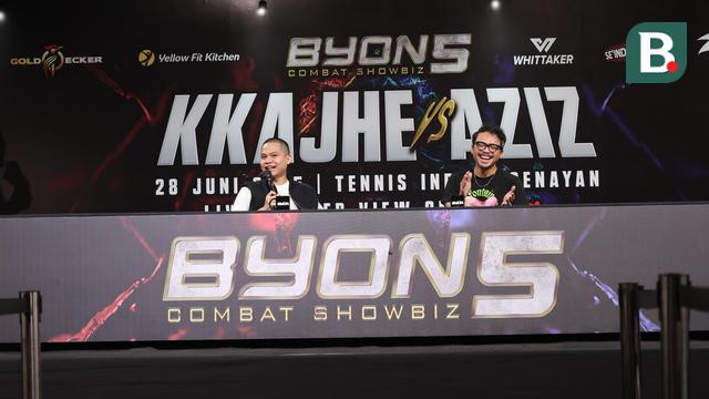 Chief Marketing Officer Vidio, Teguh Wicaksono (kanan) dan CEO Byon, Yoshua Marcellos