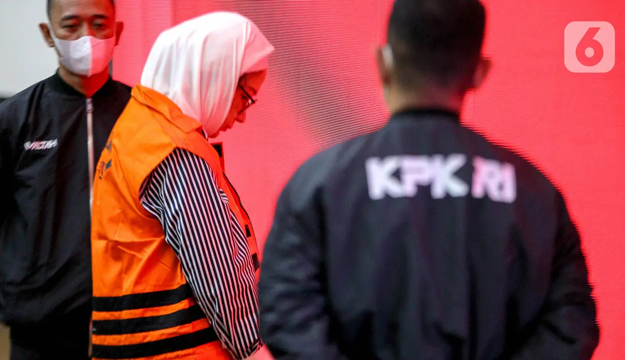 Untuk kebutuhan penyidikan, Karen Agustiawan akan ditahan penyidik selama 20 hari pertama, terhitung 19 September 2023 - 8 Oktober 2023 di Rutan KPK. (Liputan6.com/Faizal Fanani)