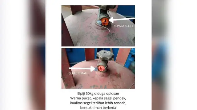 Diduga Elpiji Oplosan