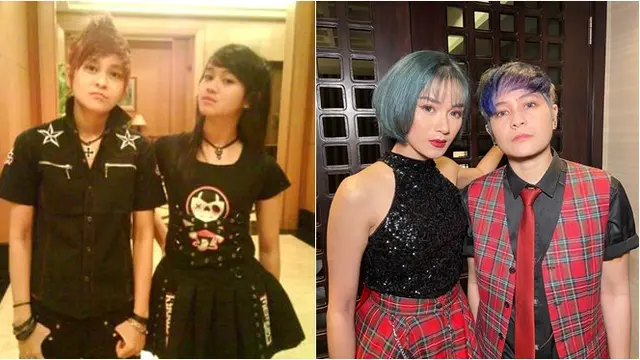 Potret Lawas Seleb Dengan Gaya Rambut Emo