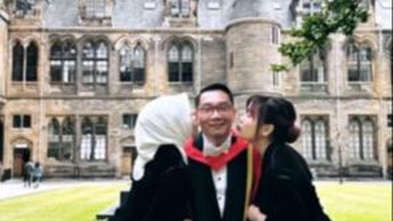Ridwan Kamil baru-baru ini terbang ke Inggris bersama dengan sang istri dan putri tercinta. <br>