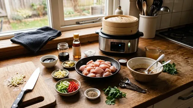 Resep Ayam Kukus Saus Tiram/AI Generated
