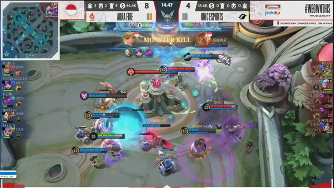 Aura Fire vs Onic Esports