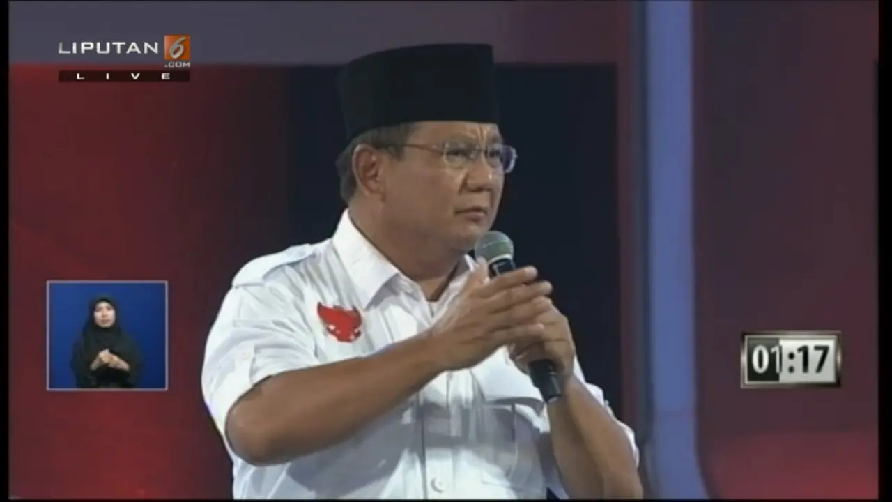 Prabowo Debat V