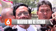 Usai bertemu Presiden Jokowi, Mahfud MD mengaku diminta menjadi menteri.