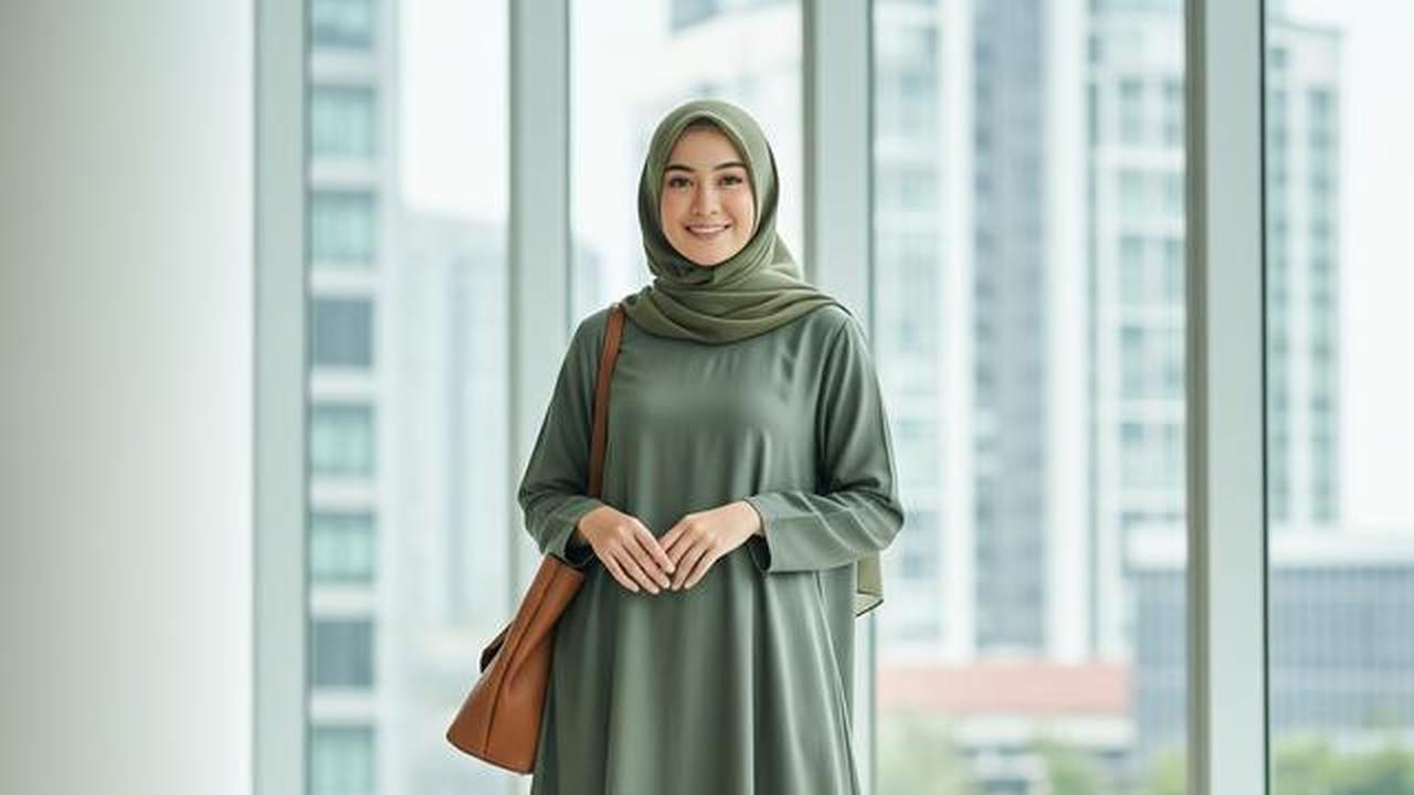 8 Model Gamis Longgar yang Tidak Panas dan Tetap Terlihat Anggun