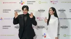 Hwang Minhyun dan Kim So Hyun (Foto: AP Photo/Toru Hanai)
