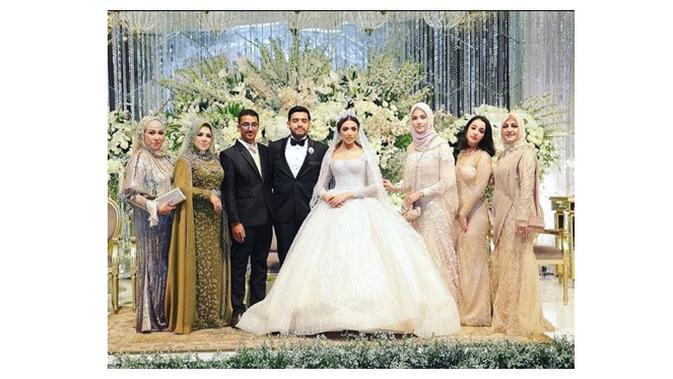 Potret Pernikahan Cucu Elvy Sukaesih, Mewah Dengan Konsep Princess Disney (sumber:Instagram/@nadra_shahab)