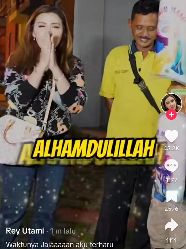 Rey Utami punya konten berbagi di media sosial