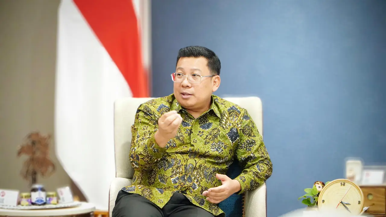 Kepala Badan Pangan Nasional/National Food Agency (NFA) Arief Prasetyo Adi menyampaikan Indonesia menunjukkan tren positif menuju swasembada pangan. (Istimewa)