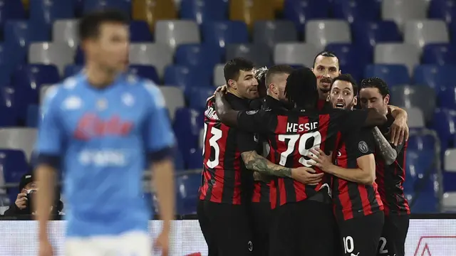 Penyerang AC Milan, Zlatan Ibrahimovic.