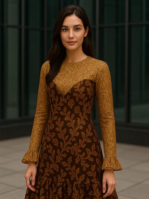 20 Model Dress Batik Kombinasi Brokat Lengan Panjang, Anggun untuk Acara  Resmi dan Kondangan