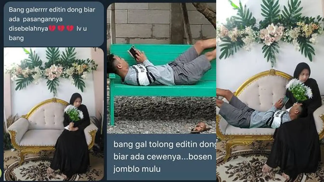 6 Editan Foto Netizen Jomblo Ingin Punya Pacar Ini Kocak Banget