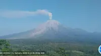 Semeru Erupsi Tiga Kali Hari Ini, Status Siaga