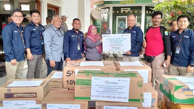 Bergerak Cepat, Askrindo Salurkan Bantuan untuk Korban Gempa Cianjur