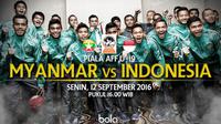 Piala AFF U-19 Myanmar Vs Indonesia (Bola.com/Adreanus Titus)