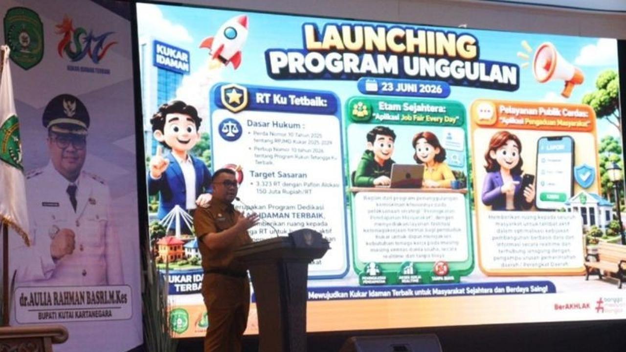 Pemkab Kukar Naikkan Dana RT Jadi Rp150 Juta, Perkuat Ekonomi Lokal dan Pembangunan Masyarakat