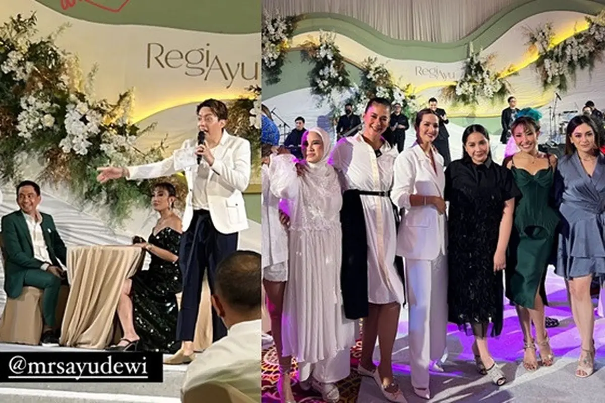 Bertabur Bintang, Ini 6 Potret Pesta Anniversary Pernikahan Ayu Dewi ke-10 Tahun