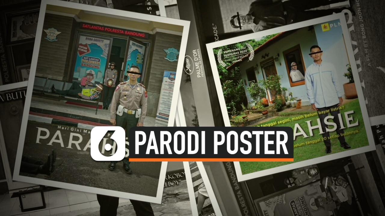 VIDEO: Parodi Poster Film Parasite Ramai di Media Sosial