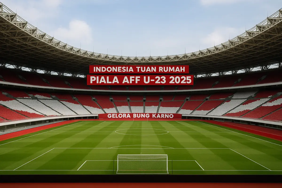 Indonesia tuan rumah Piala AFF U-23 2025 (Foto: Rizka Nur Laily via ChatGPT)