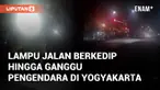 Lampu jalan di barat perempatan Madukismo mengganggu pengendara dengan intensitas cahaya tinggi. Efeknya seperti kebutaan sementara, terutama bagi pengendara lanjut usia