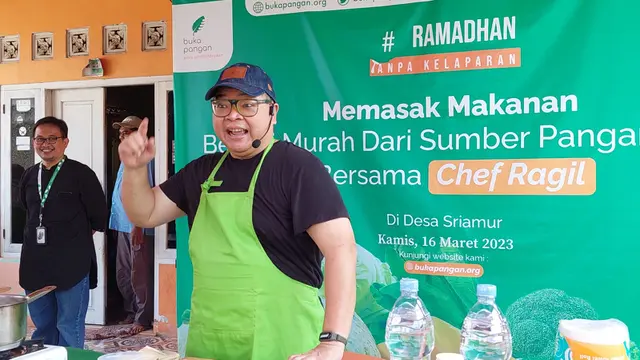 Chef Ragil di Kampung Gabus Sriamur, Tambun Utara Bekasi, baru-baru ini.