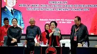 Megawati, Prananda, dan Puan Kompak Hadir di Pembekalan Kepala Daerah PDIP Hari Kedua