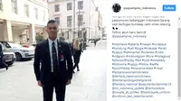 Berkenalan dengan satu sosok paspampres Jokowi yang mencuri perhatian publik, Daniel Darryan, penasaran? Sumber foto: Instagram @paspampres_indonesia.