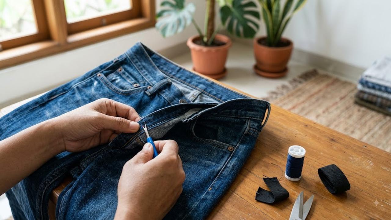 Cara Mengatasi Jeans yang Terlalu Ketat di Pinggang