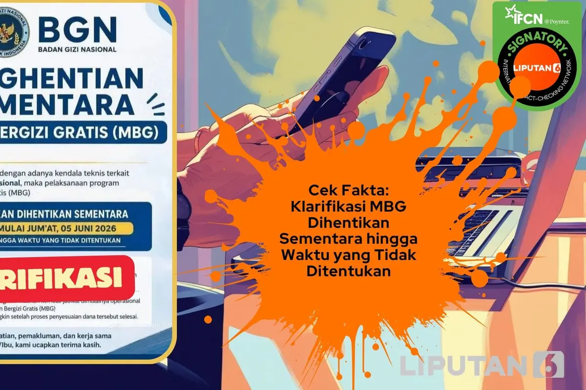 Cek Fakta MBG dihentikan sementara hingga waktu yang tak ditentukan