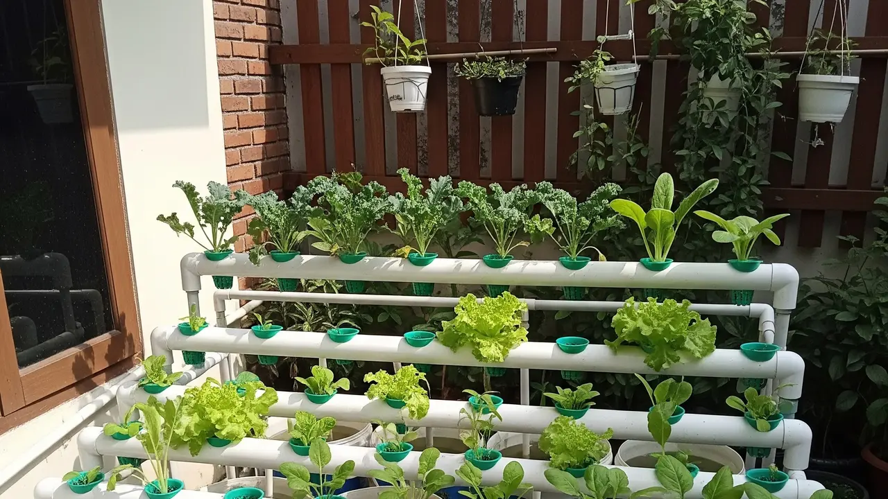9 Desain Kebun Sayur Hidroponik Ember Sederhana Modal Kecil, Solusi Lahan Terbatas