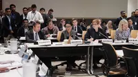 Menlu Retno Marsudi di Sidang Umum PBB, New York. (Dokumentasi Kemlu RI)