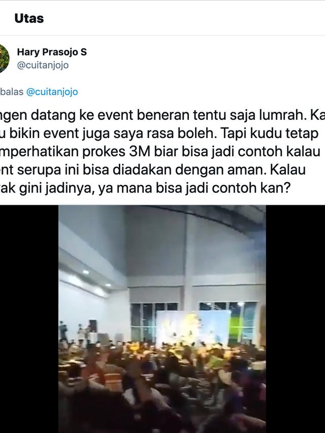 Unggahan akun @cuitanjojo. (Foto: Dok. Twitter @cuitanjojo)