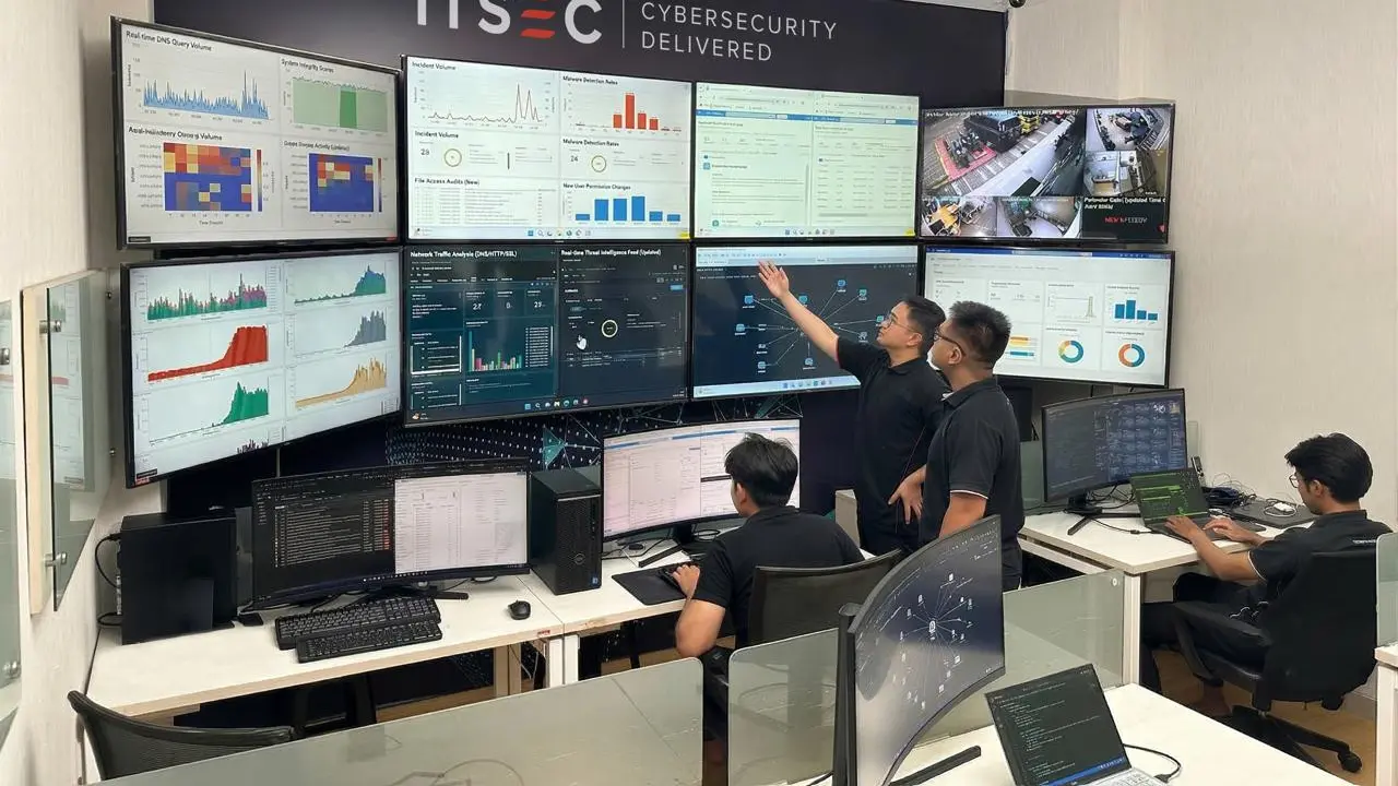 Tim Threat Intelligence ITSEC Asia memantau tren penipuan digital selama Ramadan 2026. Credit: ITSEC Asia