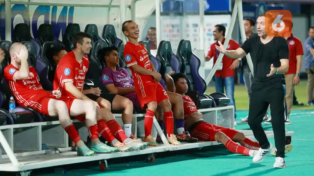 Foto: Pesta Pora Persija Jakarta Setelah Menang Dramatis atas Dewa United di BRI Liga 1