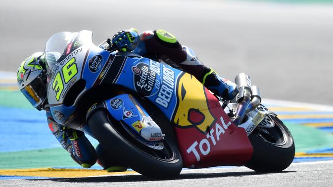 Joan Mir, salah satu pembalap debutan yang akan tampil di MotoGP 2019. (JEAN-FRANCOIS MONIER / AFP)