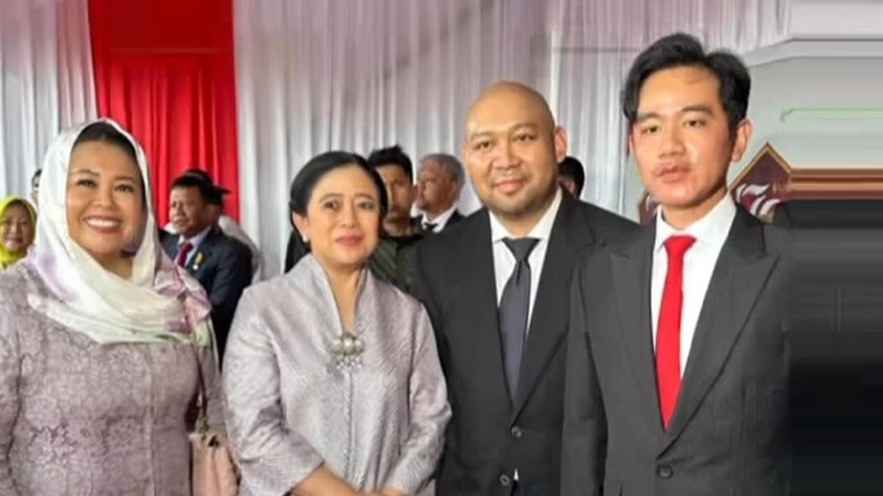 Begini Gaya Didit, Gibran, Yenny Wahid dan Puan saat Foto Bersama