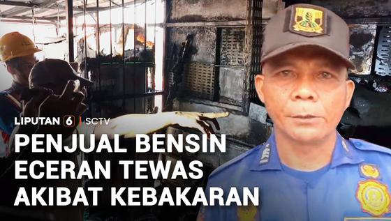 Api Sambar Bensin Eceran, Pemilik Warung Tewas dalam Kebakaran