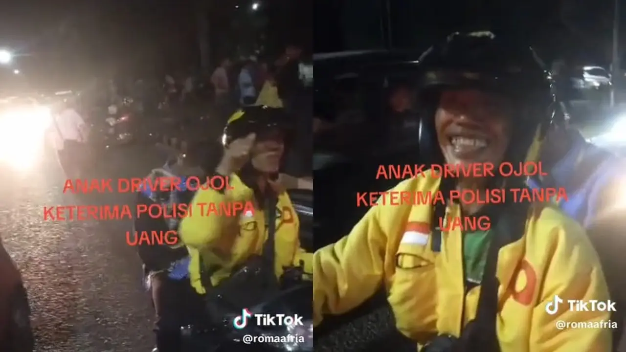 Anak Driver Ojol Lolos Seleksi Polisi